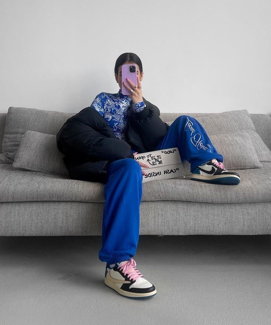 Custom Fragment x Travis Scott x Air Jordan 1 Low DM7866 140 luxurysteps