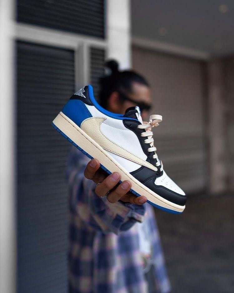 Custom Fragment x Travis Scott x Air Jordan 1 Low DM7866 140 luxurysteps