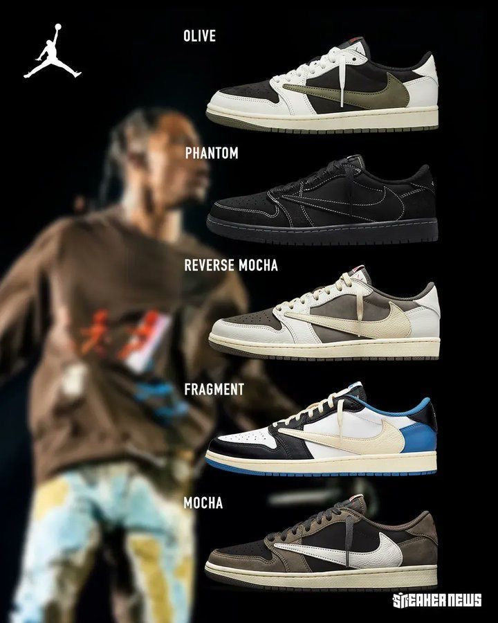 Custom Fragment x Travis Scott x Air Jordan 1 Low DM7866 140 luxurysteps
