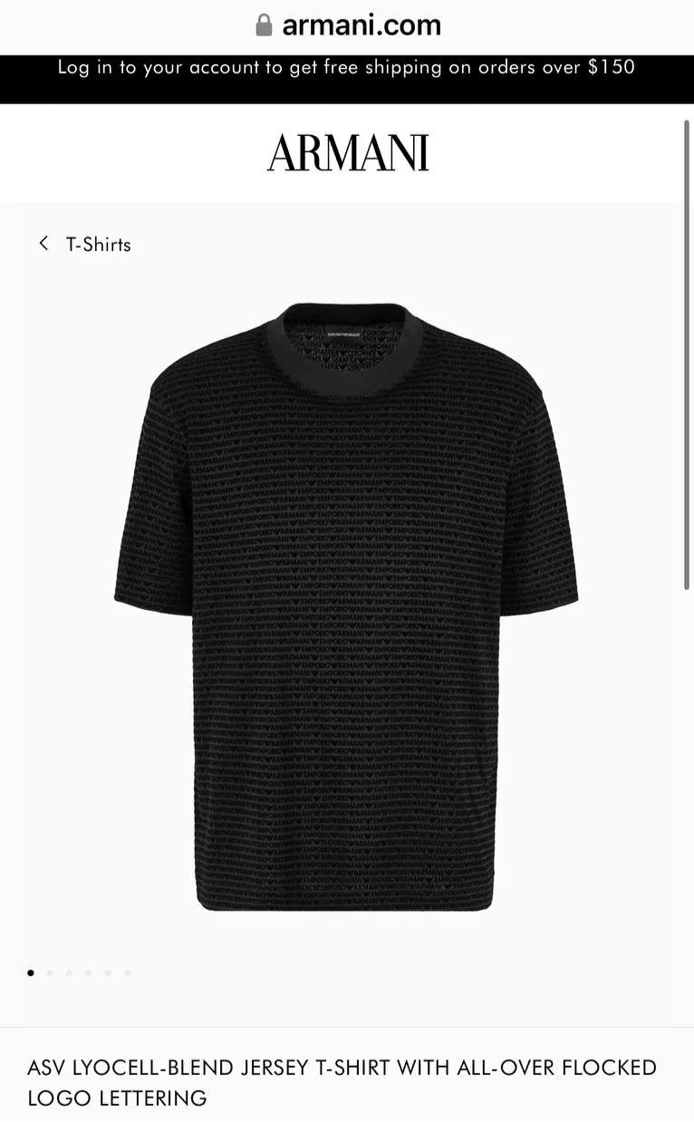 GoatLv® - Emporio Armani T-Shirt 001 GoatLv