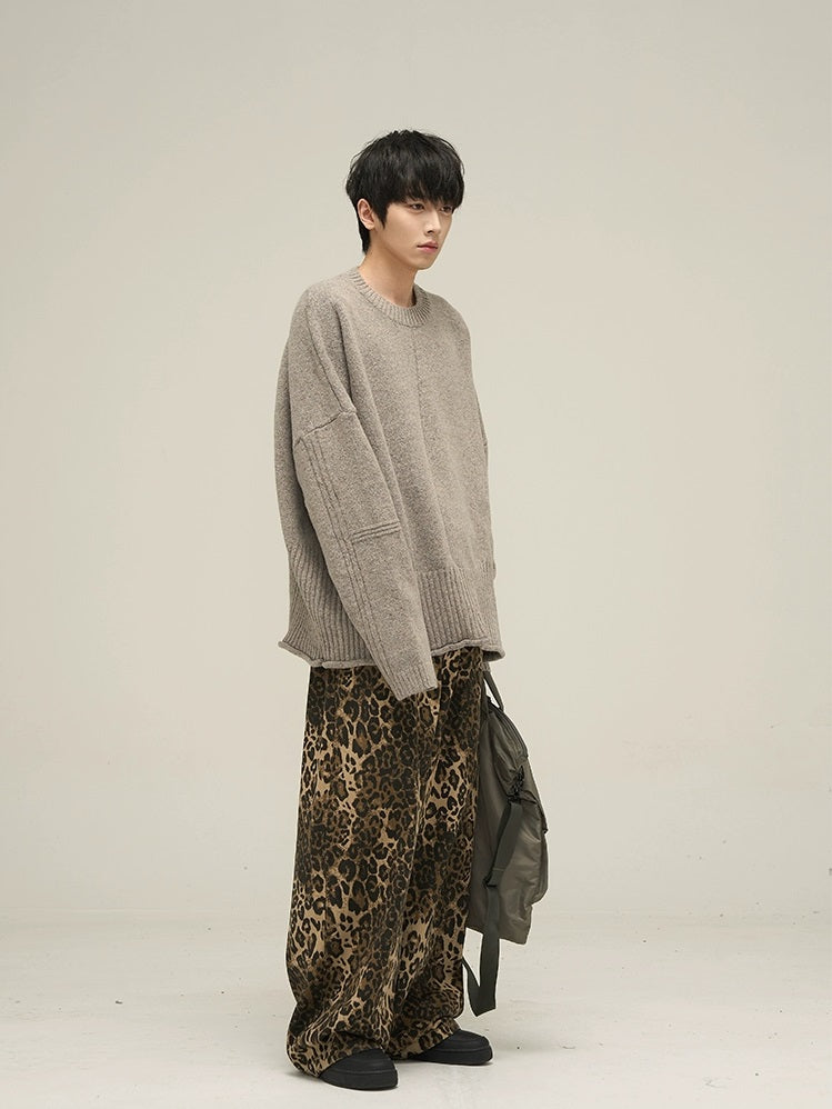 Wild Leopard Print Jeans - Goatlv