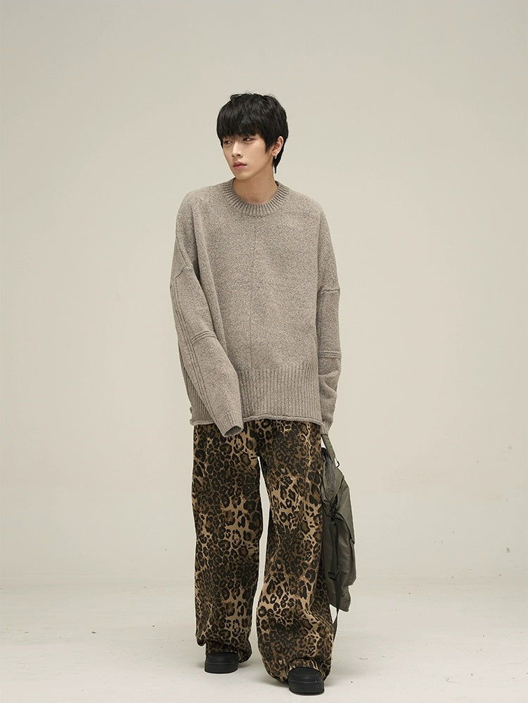 Wild Leopard Print Jeans - Goatlv