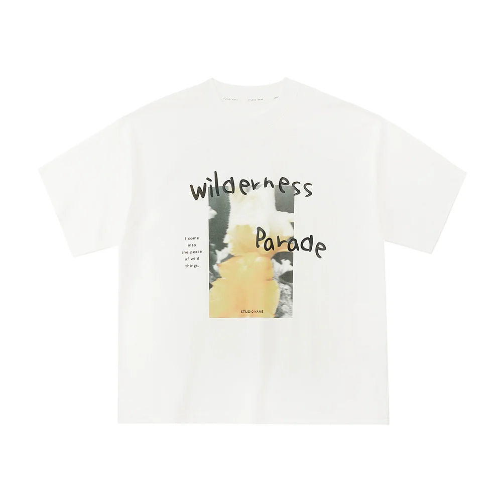 Wilderness Print Graphic Tee - Goatlv