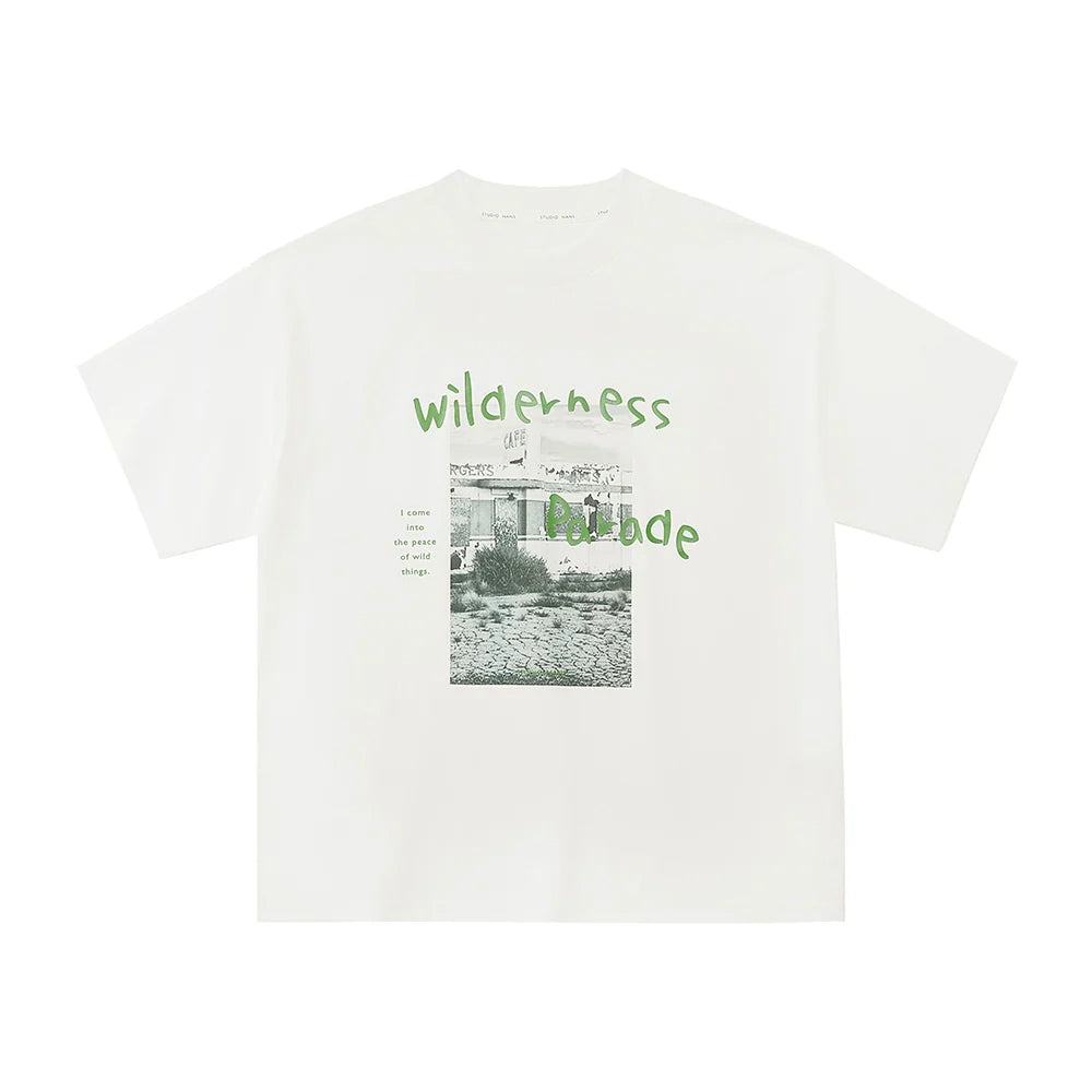 Wilderness Print Graphic Tee - Goatlv