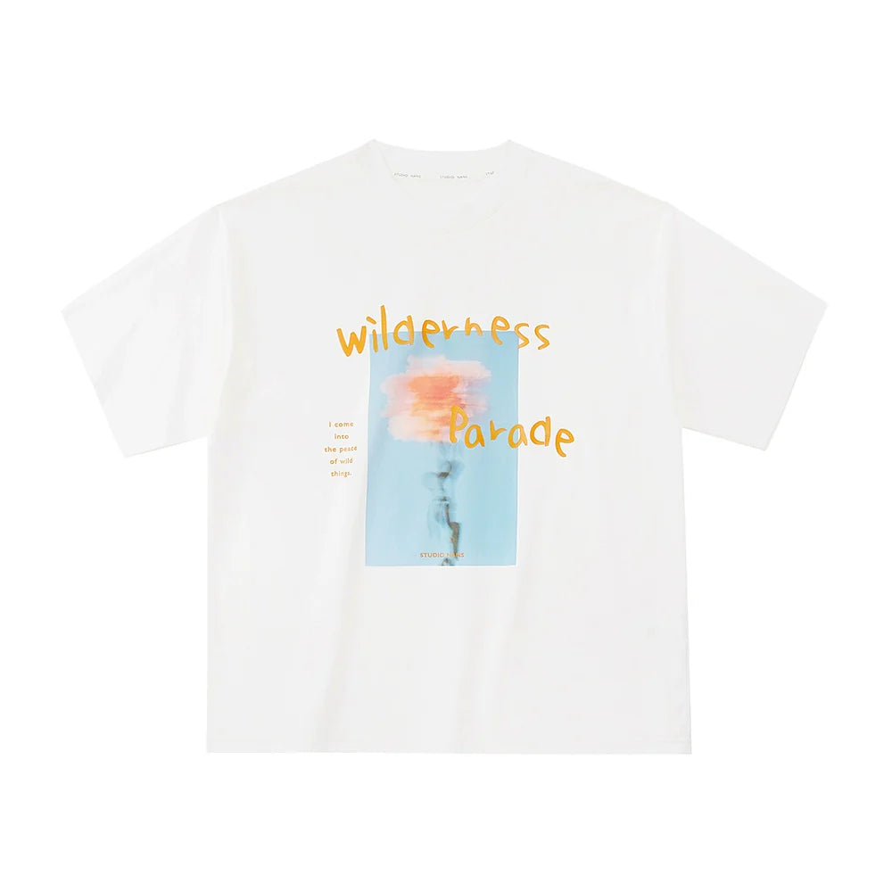 Wilderness Print Graphic Tee - Goatlv