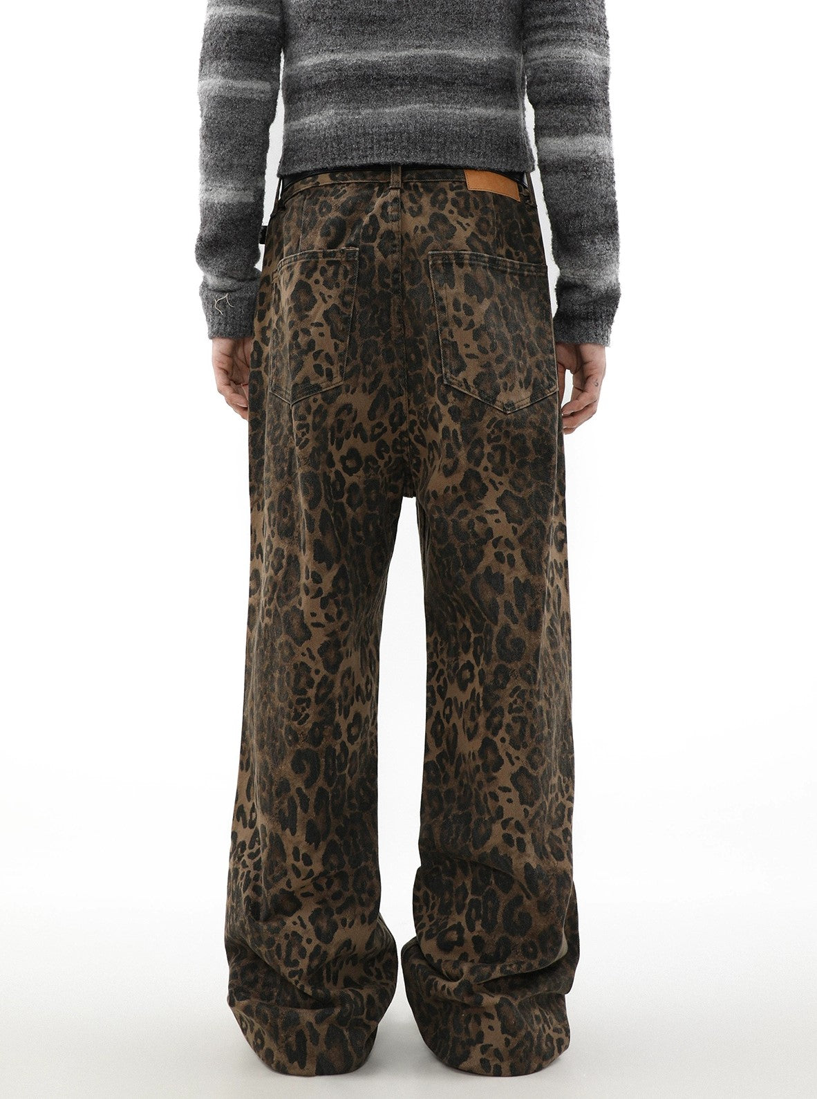 Wild Print Wide Jeans - Goatlv