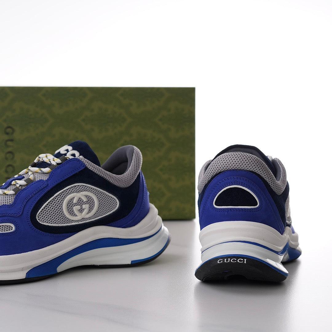 GCI Men New Run Blue Suede Sneakers-181 Designer Sneakers