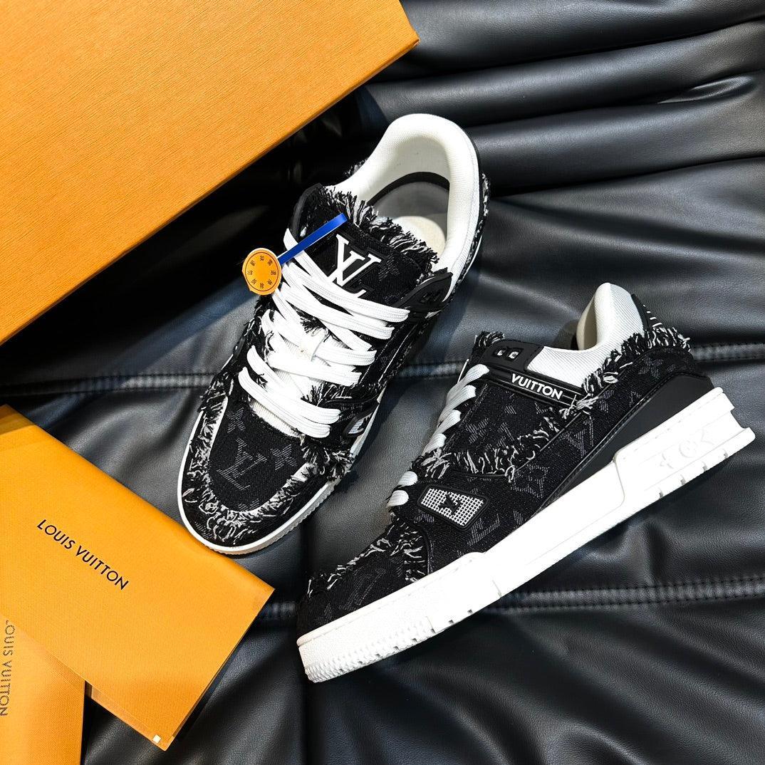 LUV Trainer Black Denim Sneakers -069 Designer Sneakers