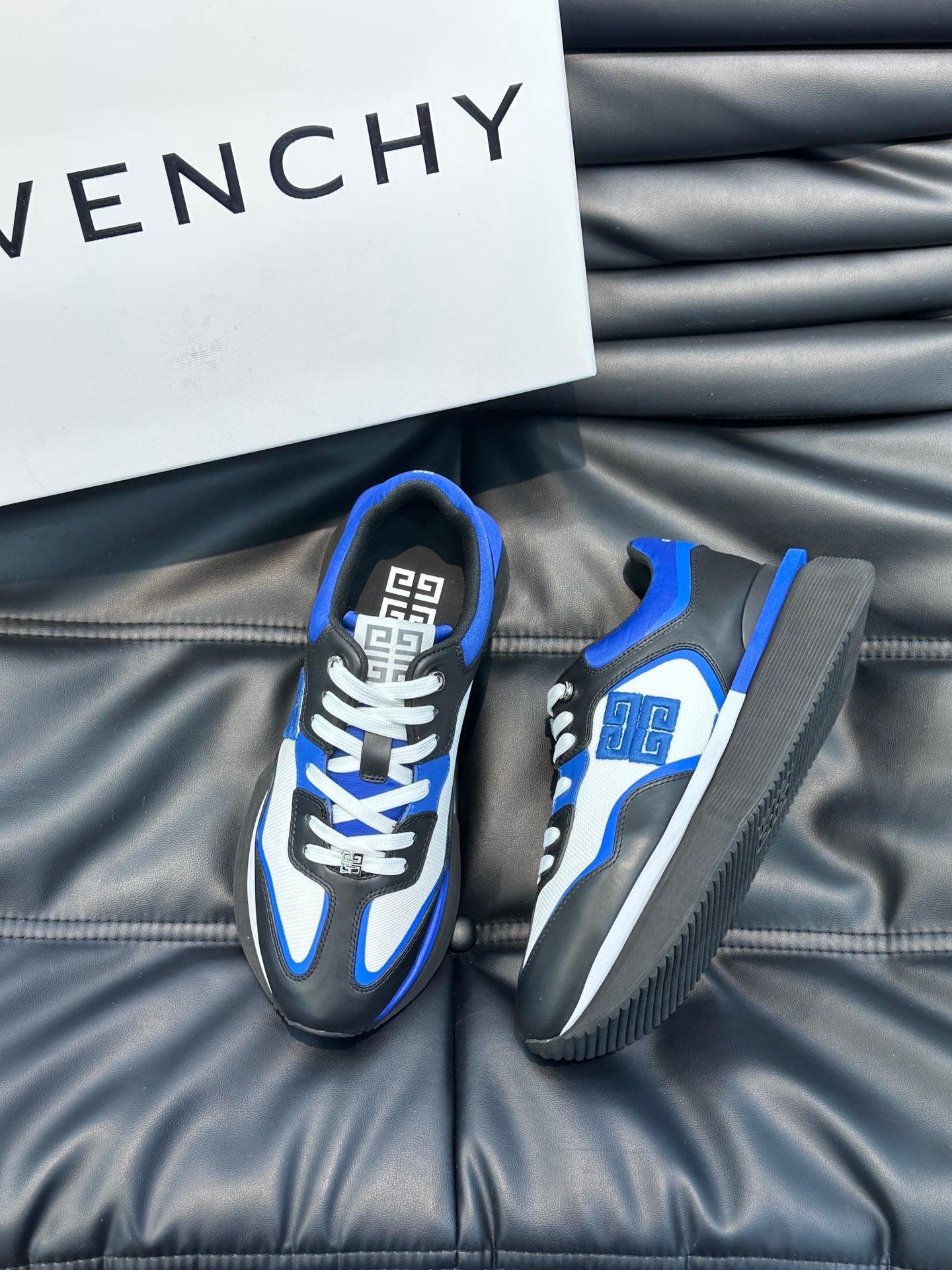 GVC Blue, White and Black Sneakers-011 Designer Sneakers