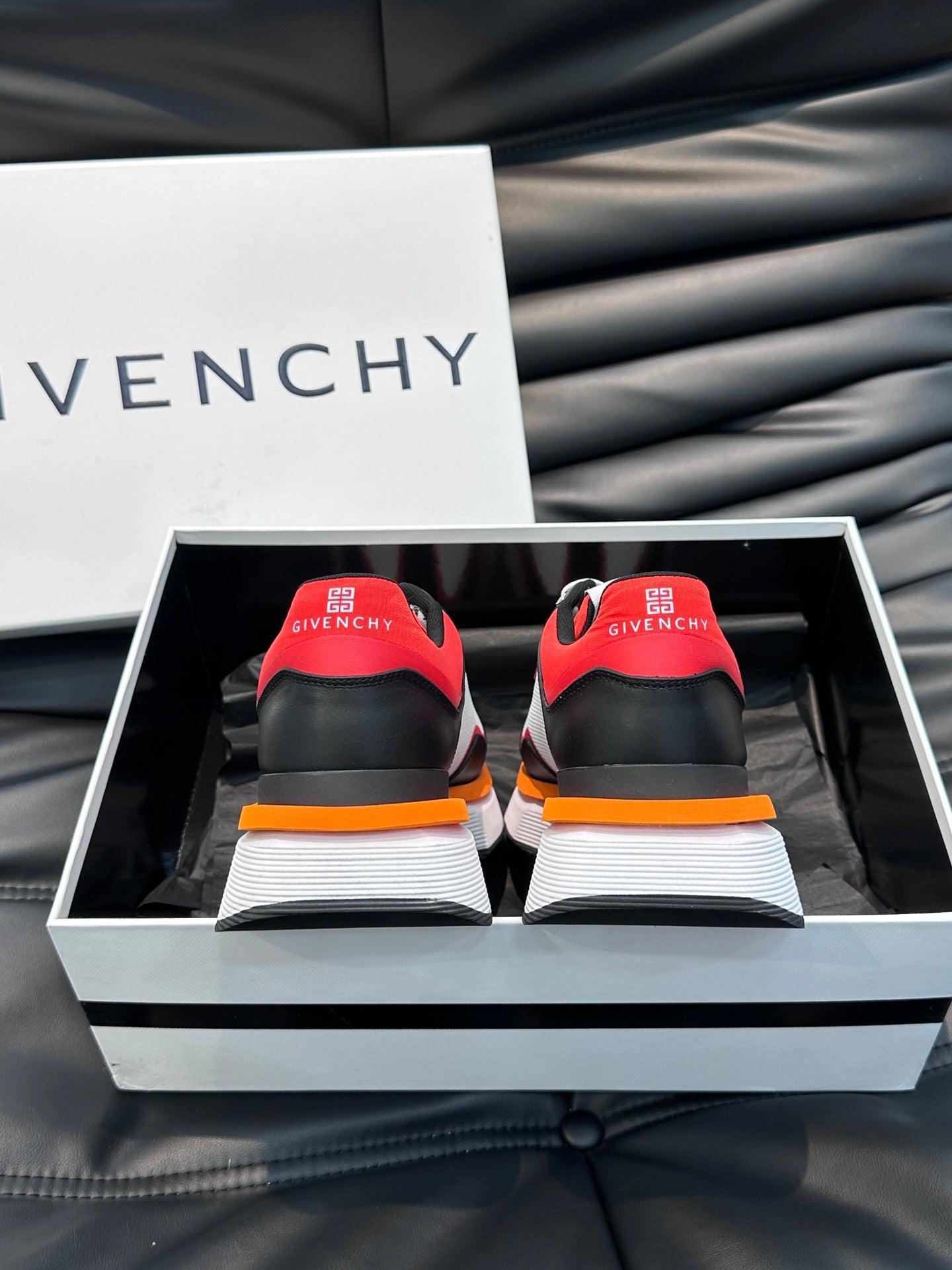 GVC Black and Red Sneakers-014 Designer Sneakers