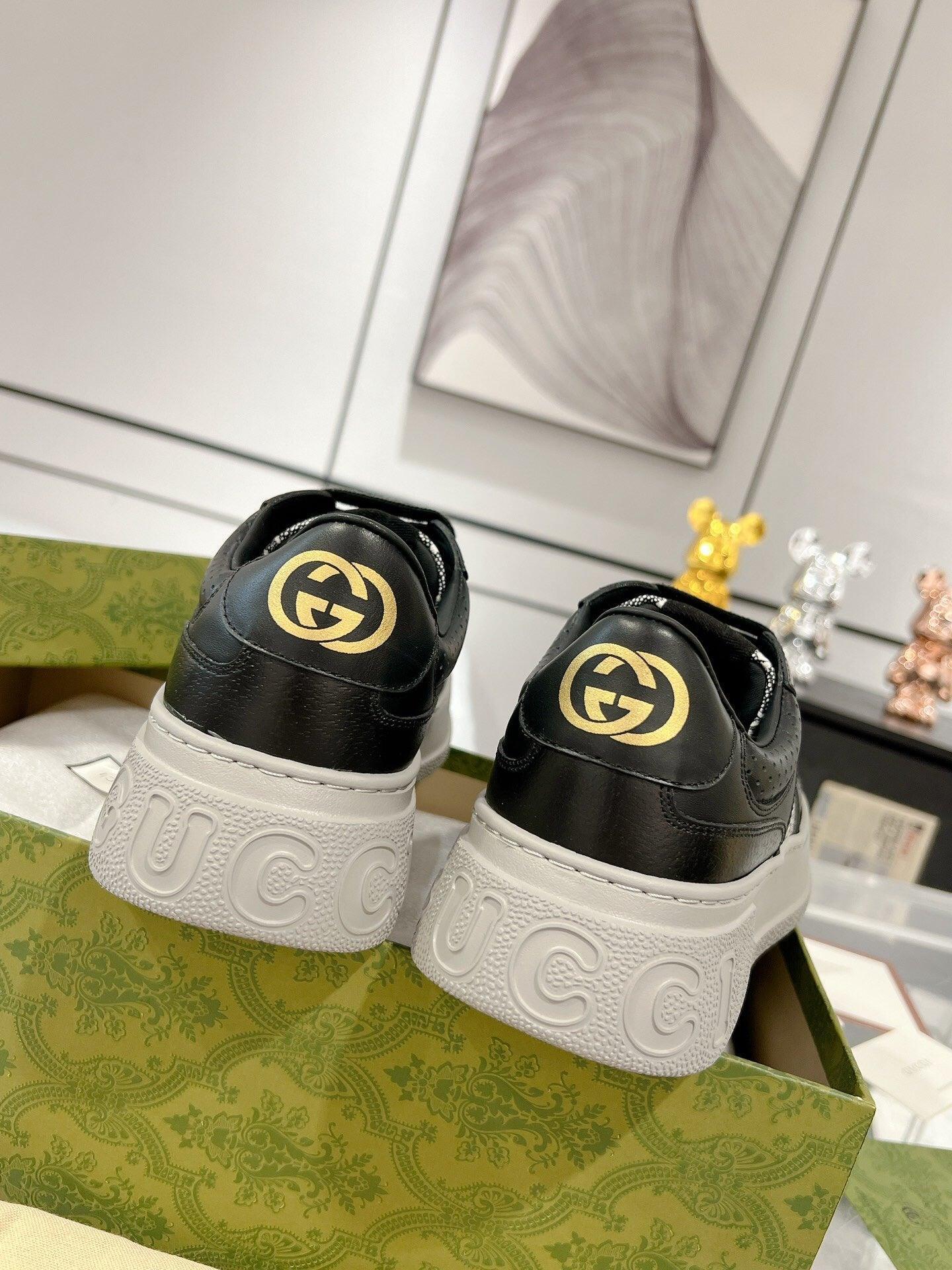 GCI Men's Black and Grey Supreme Canvas Sneakers-184 Designer Sneakers