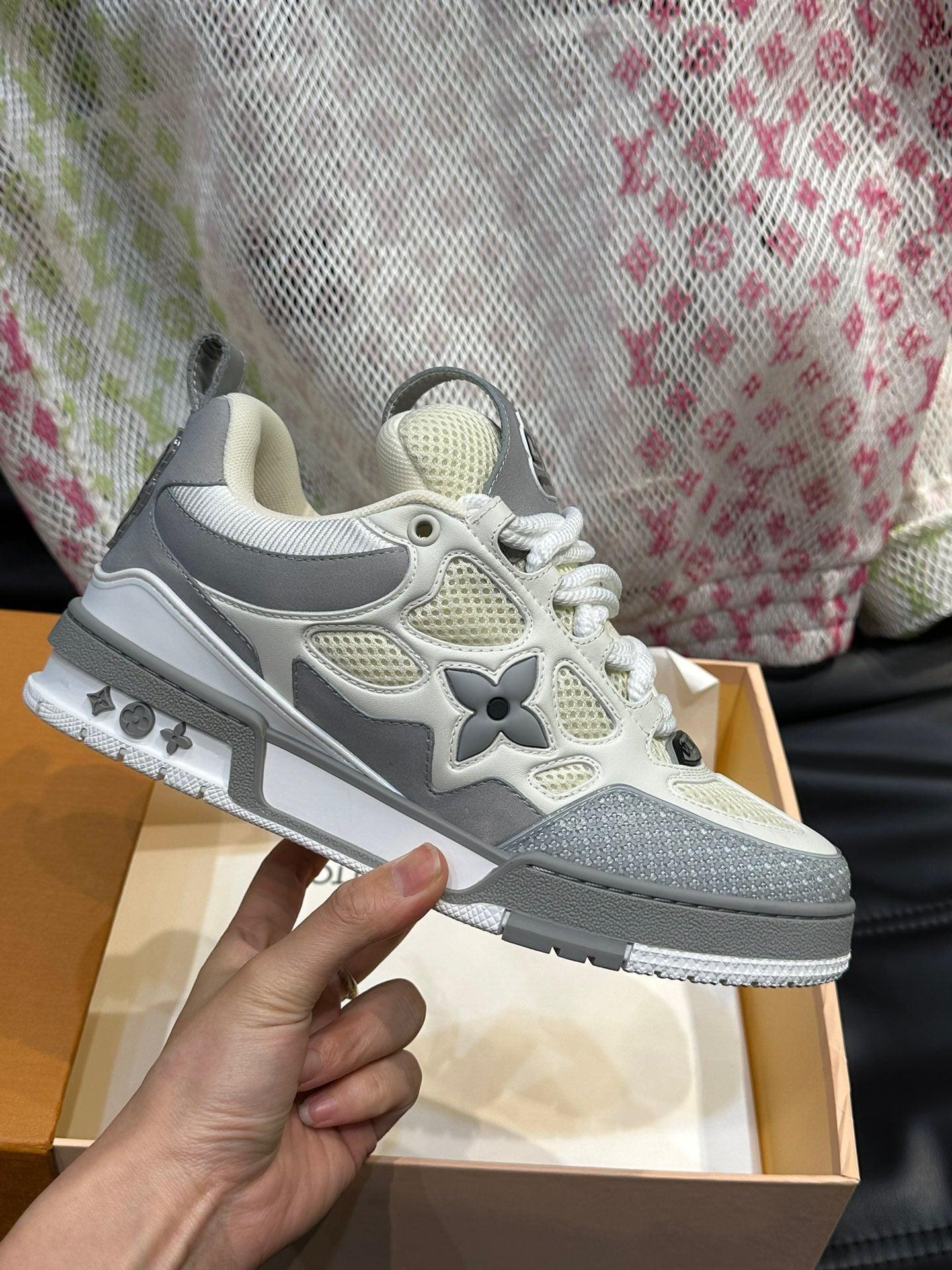 LUV Skate Grey Sneakers-091 Designer Sneakers