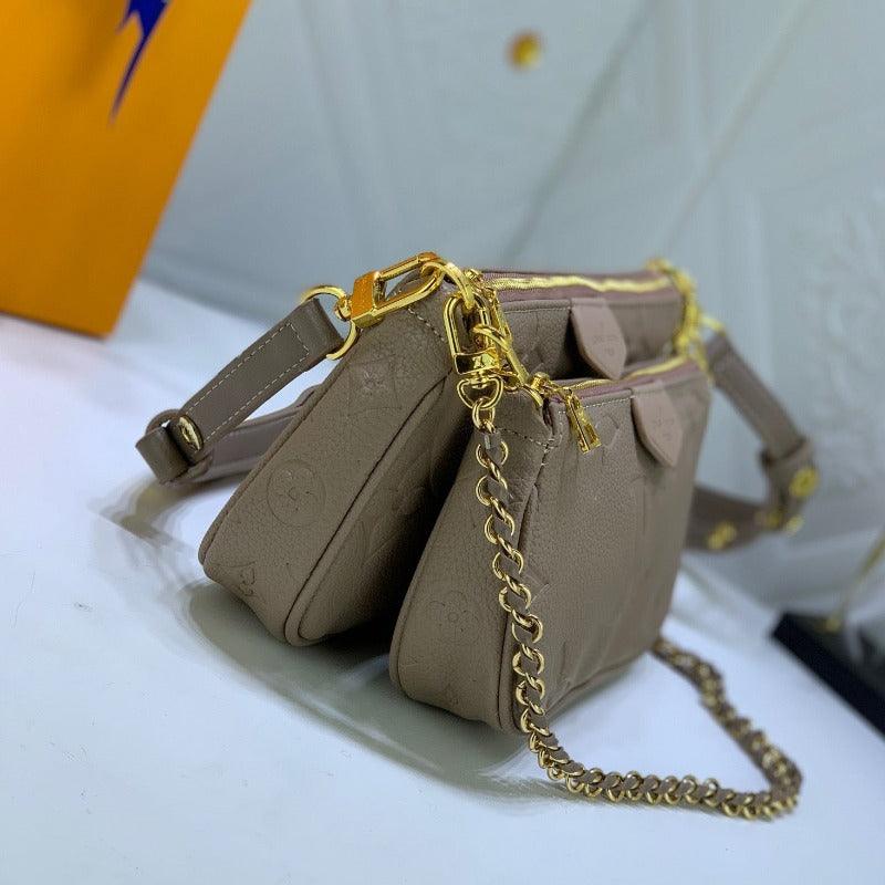 1984 - Multi Pochette Shoulder Bag Rosy brown - GoatLV