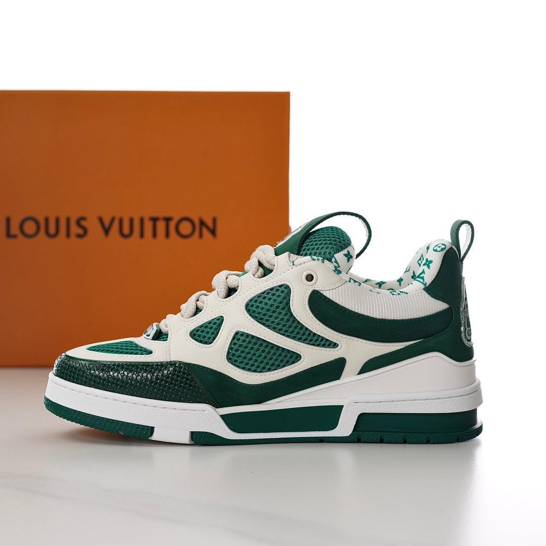 LUV Green Skate Sneakers-098 Designer Sneakers