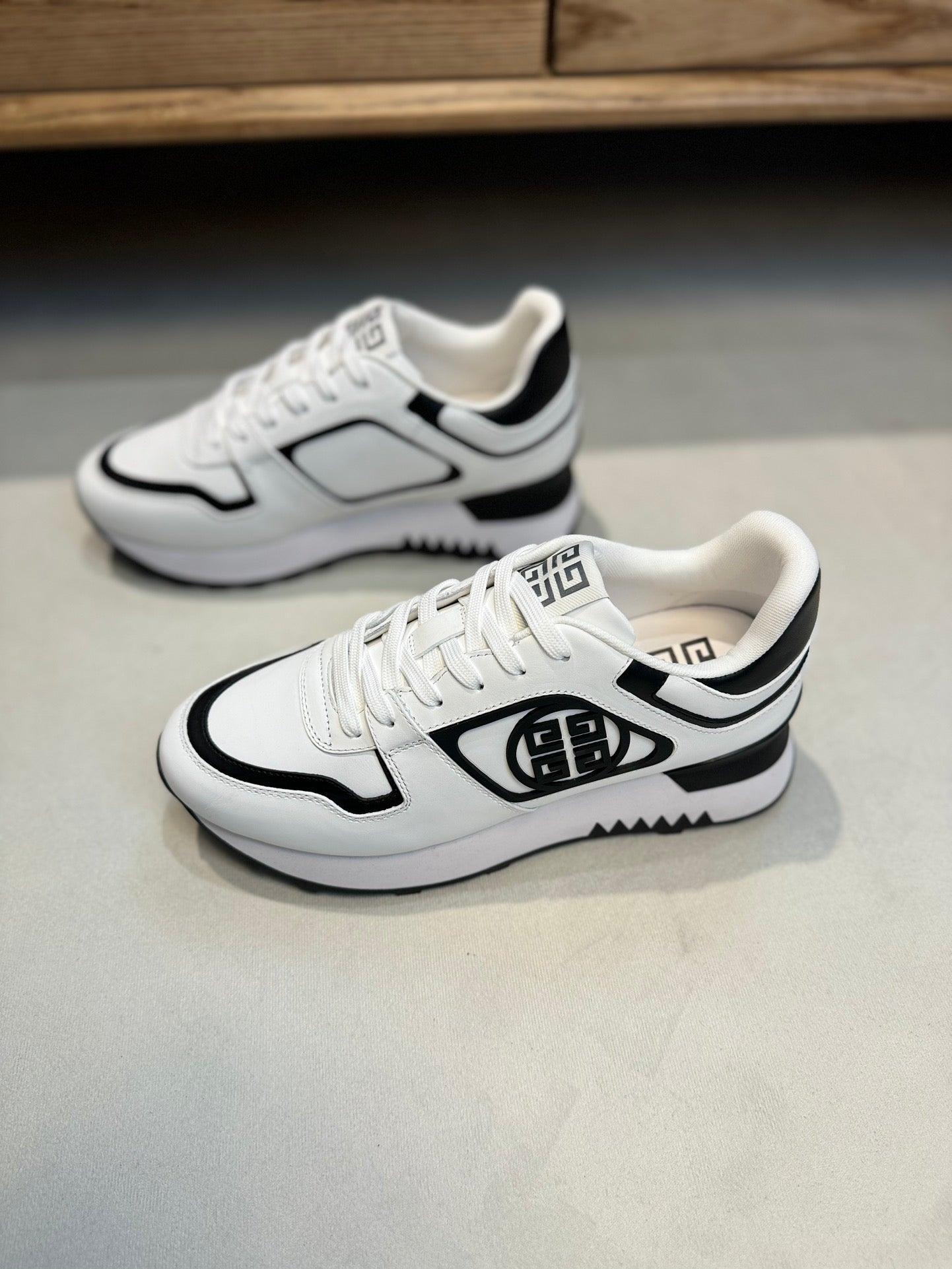 GVC Black and White Sneakers-018 Designer Sneakers