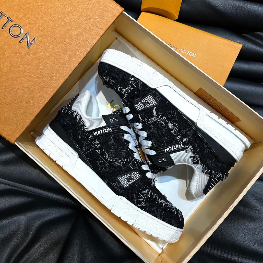 LUV Trainer Black Denim Sneakers -069 Designer Sneakers