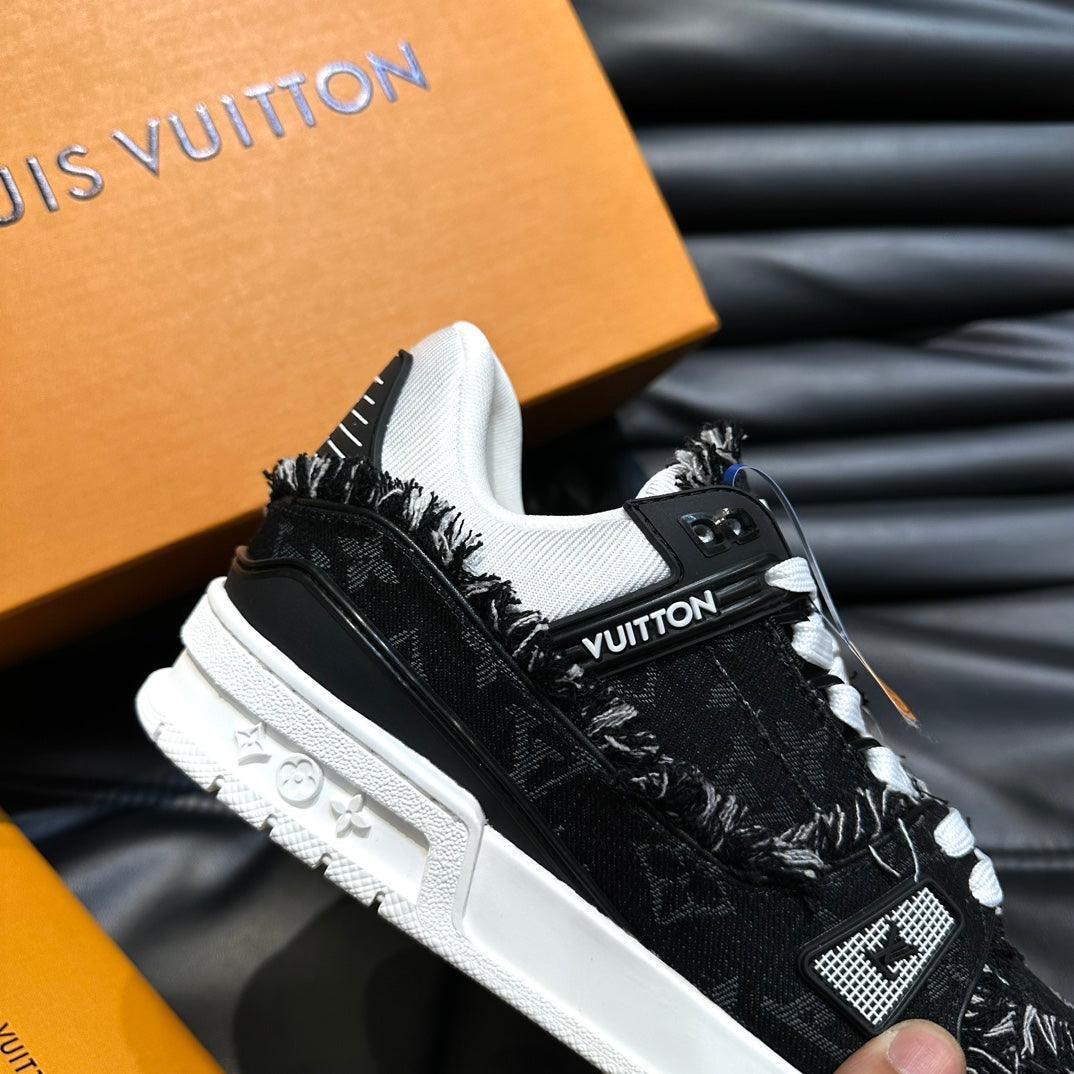 LUV Trainer Black Denim Sneakers -069 Designer Sneakers