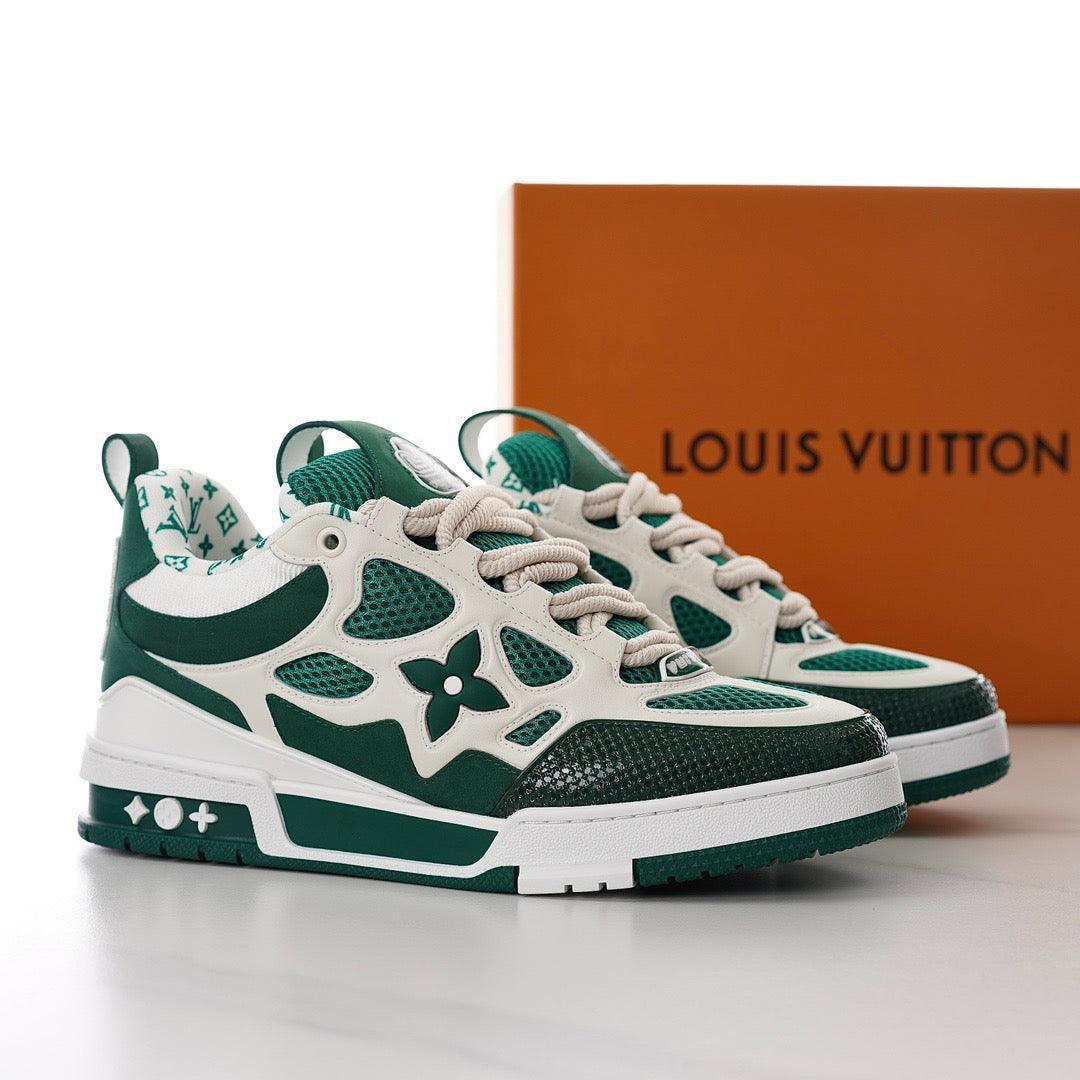 LUV Green Skate Sneakers-098 Designer Sneakers