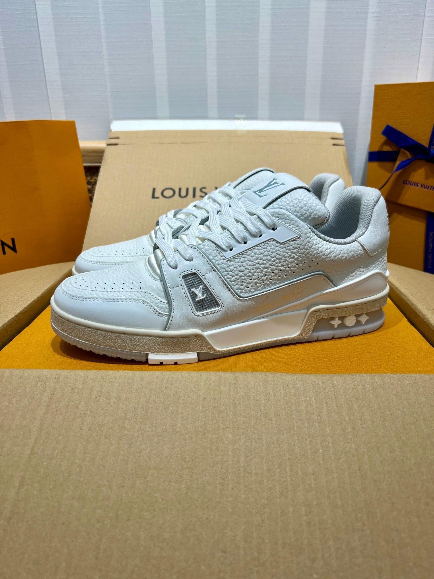 LUV White Trainer Sneakers-77 Designer Sneakers