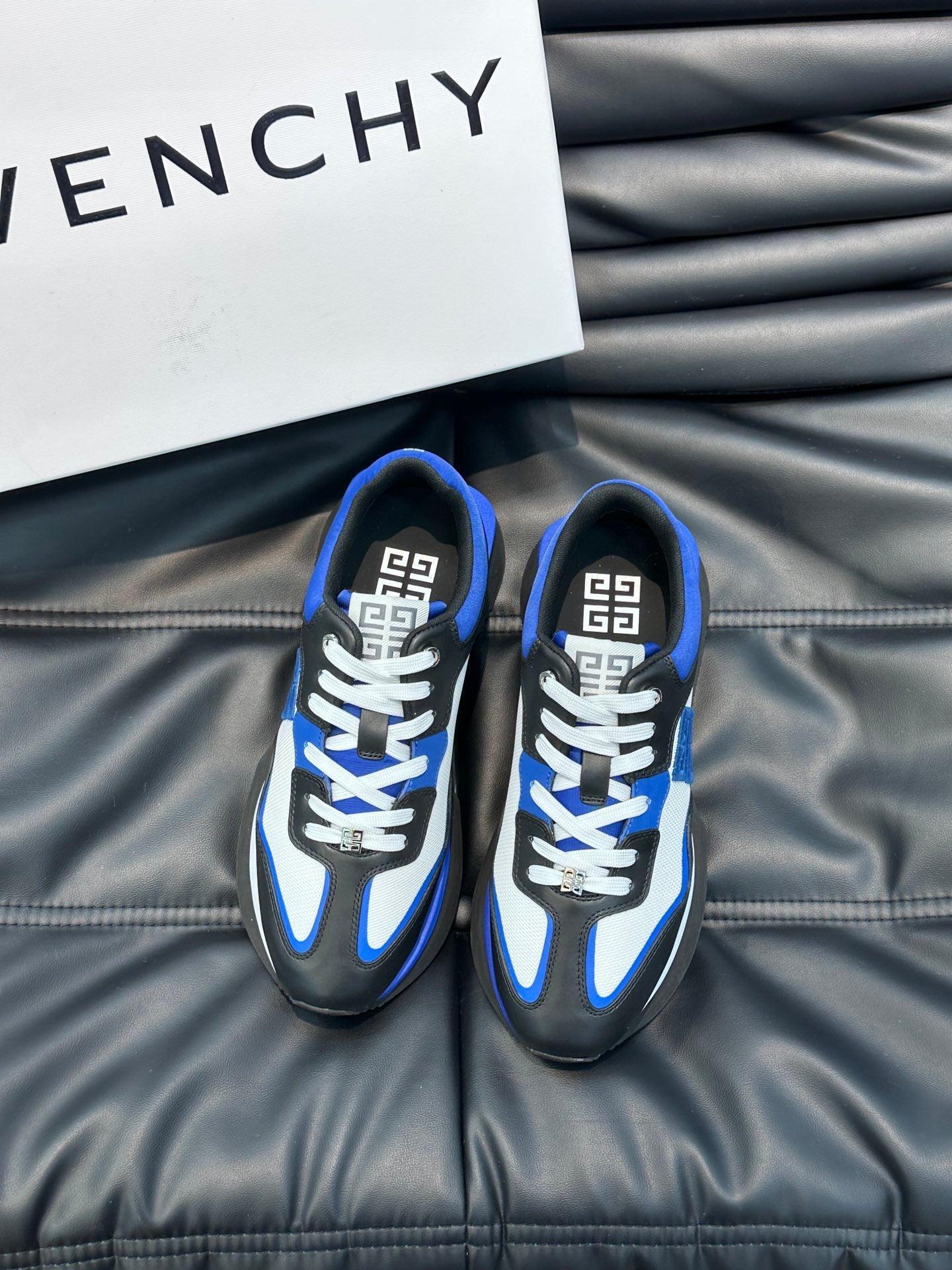GVC Blue, White and Black Sneakers-011 Designer Sneakers