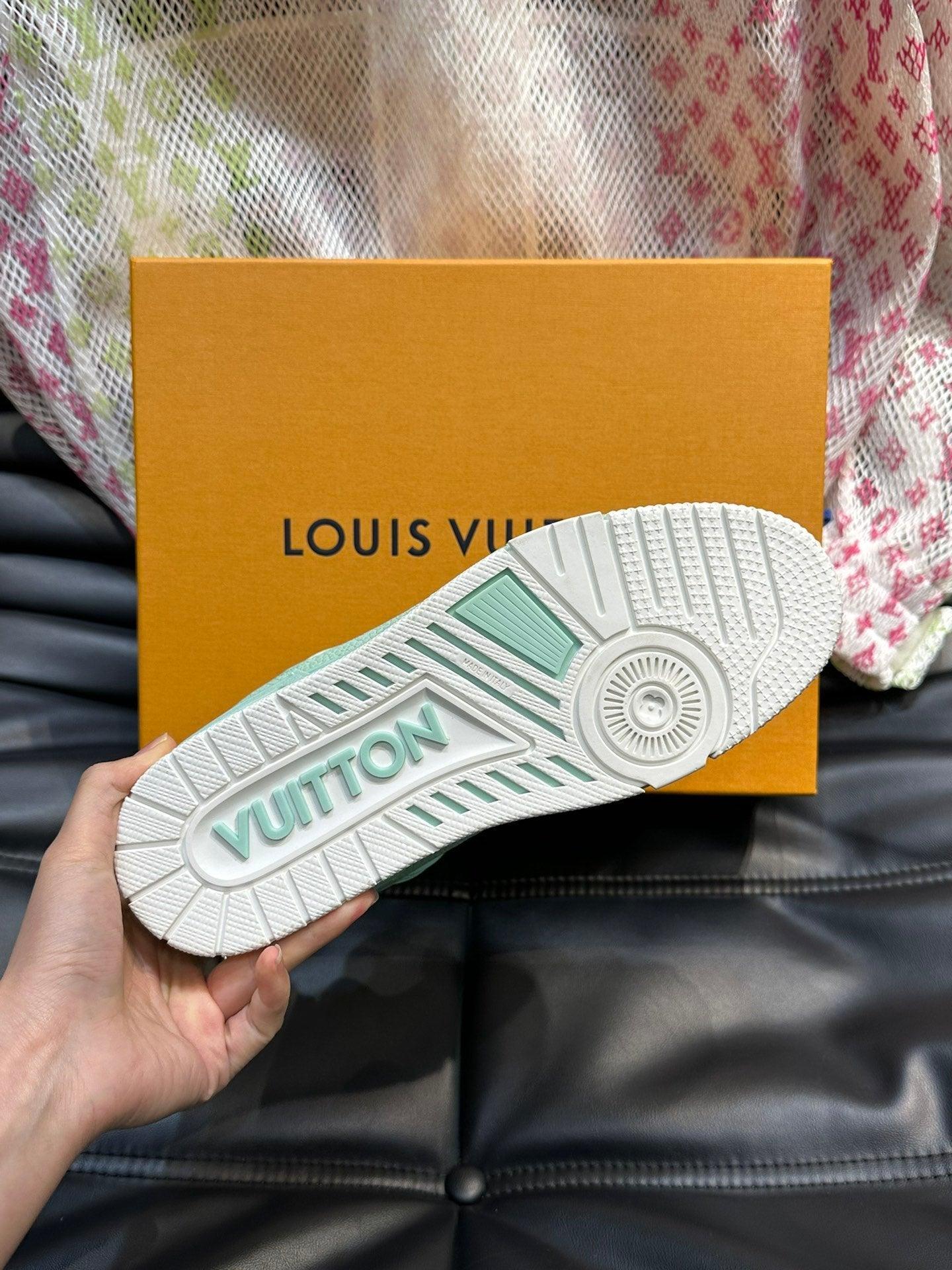 LUV Lime Green Trainer Sneakers-084 Designer Sneakers