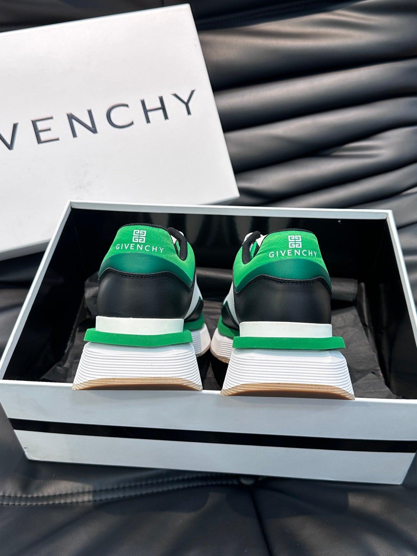 GVC Black and Green Sneakers-010 Designer Sneakers