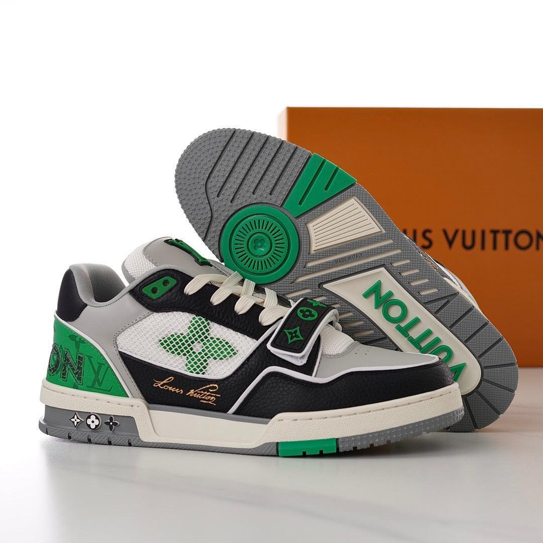 LUV Trainer Green Sneakers-093 Designer Sneakers