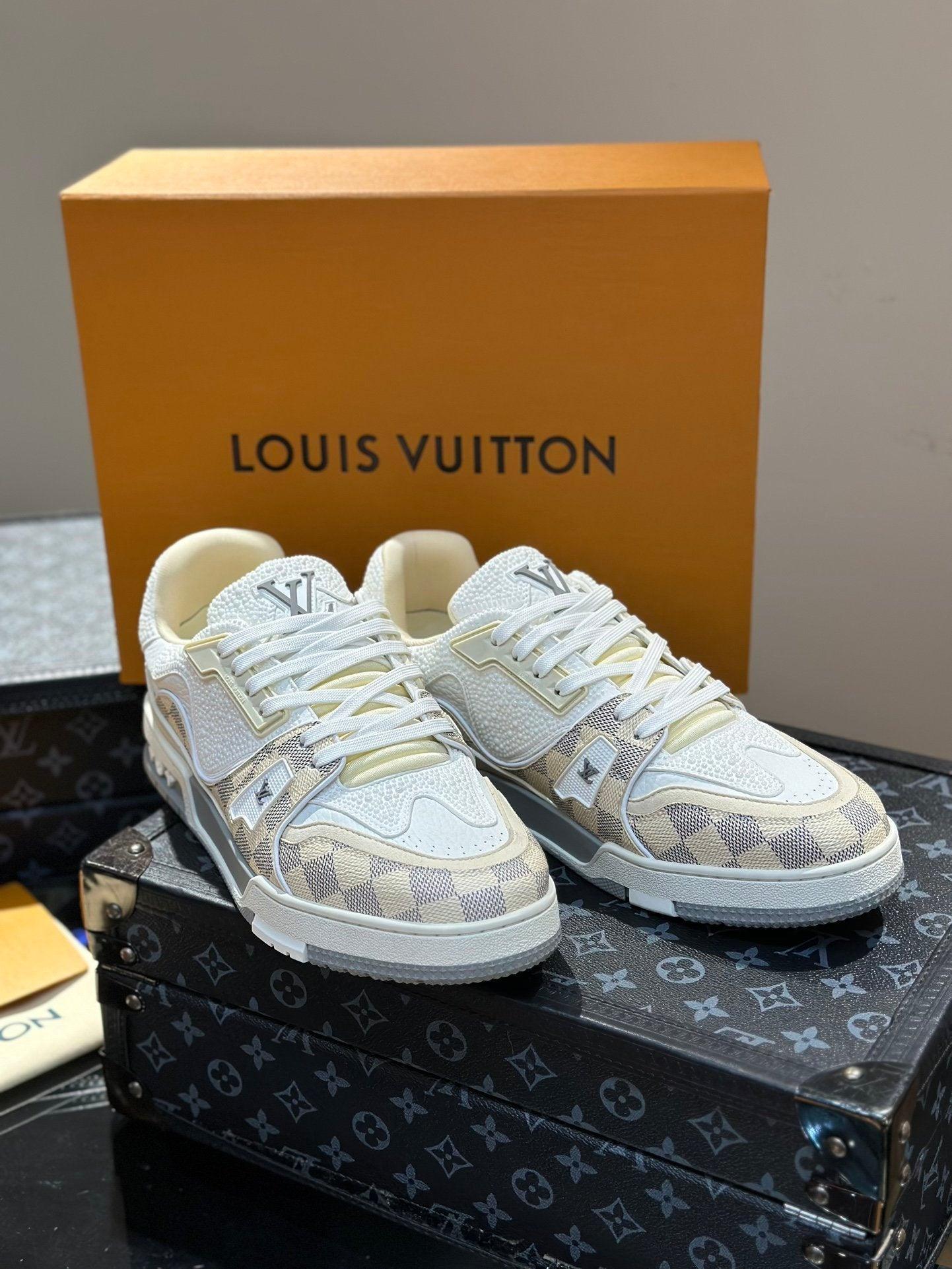 LUV Creme Trainer Sneakers-082 Designer Sneakers