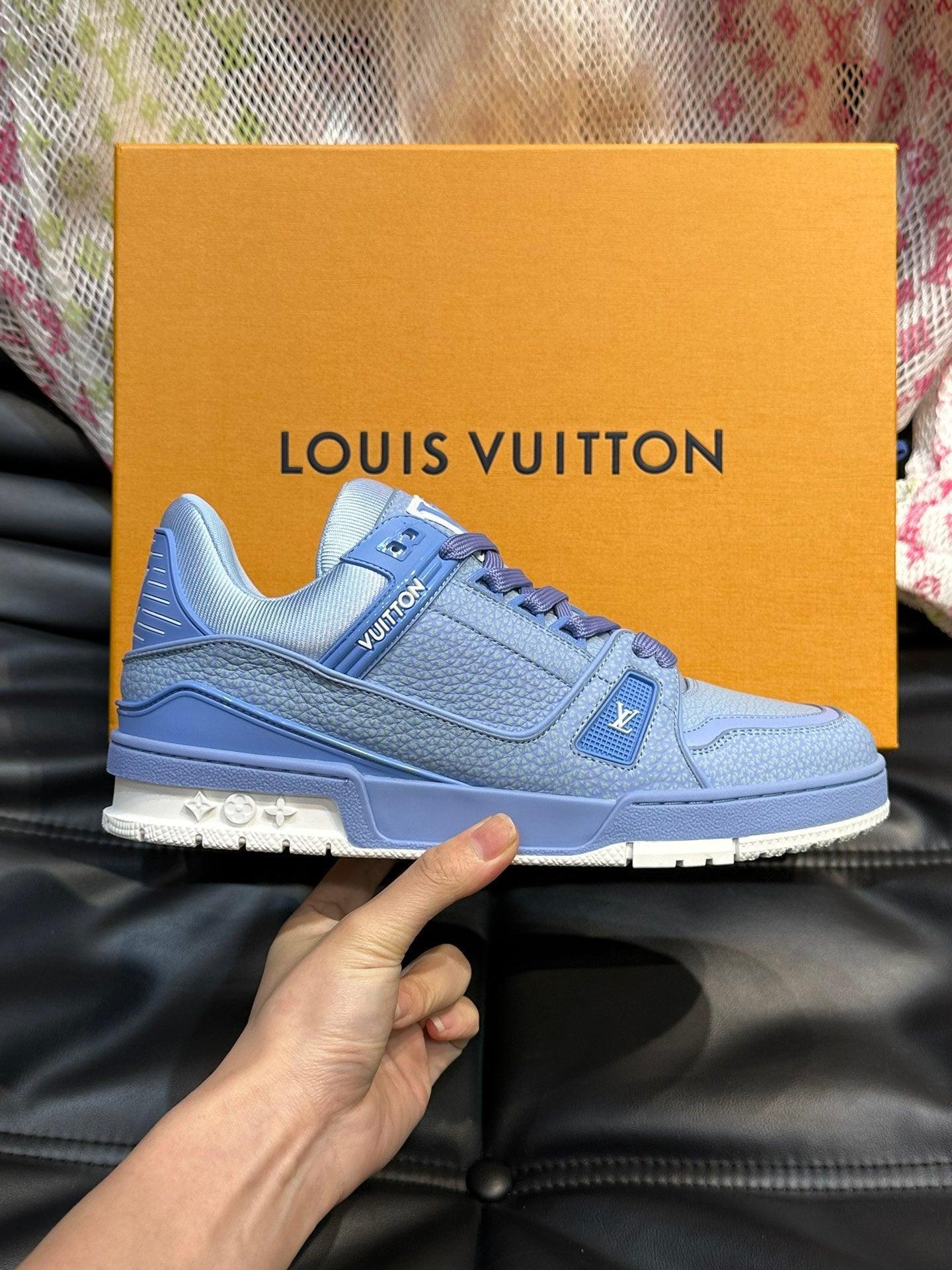 LUV Blue Trainer Sneakers-083 Designer Sneakers