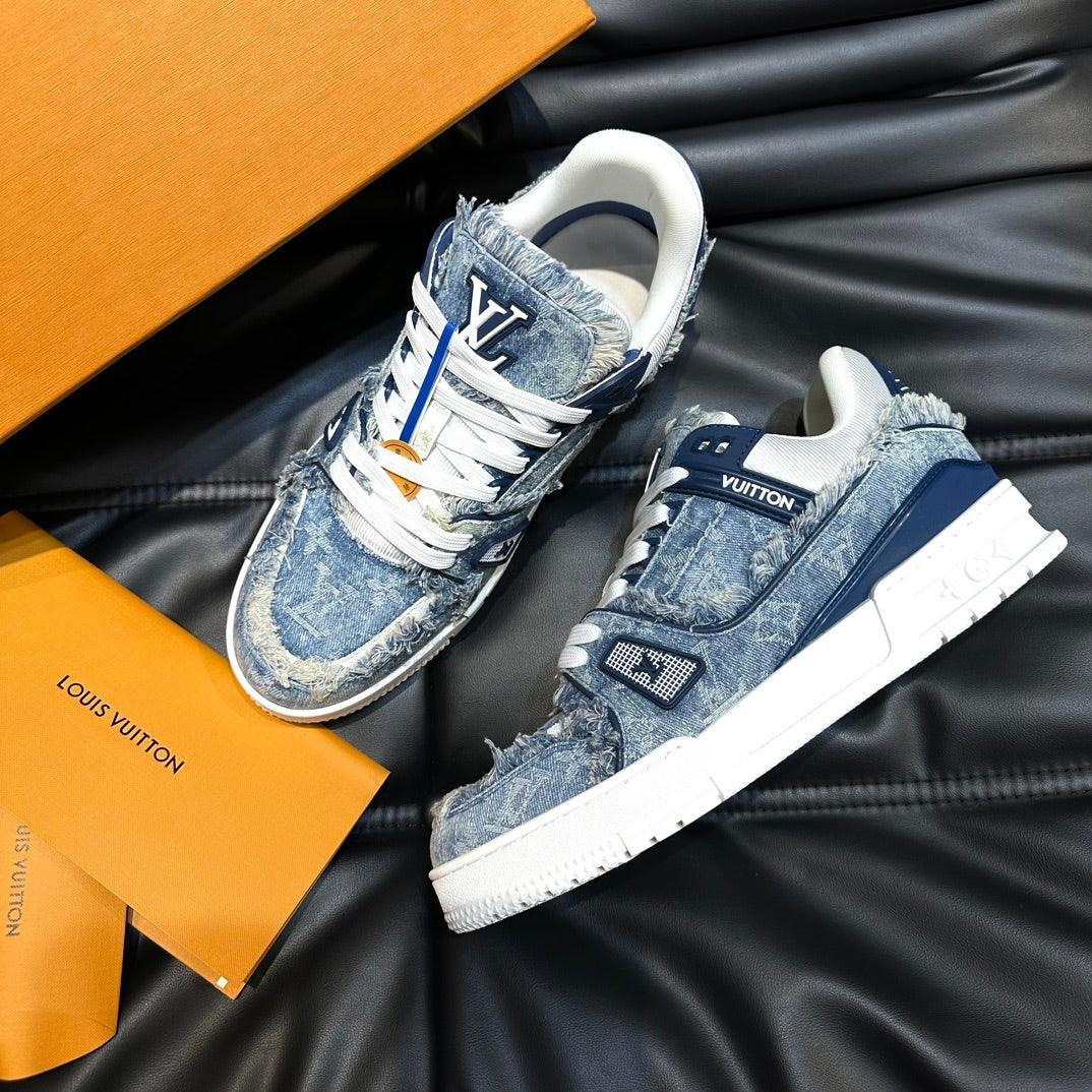 LUV Trainer Blue Denim Sneakers -070 Designer Sneakers