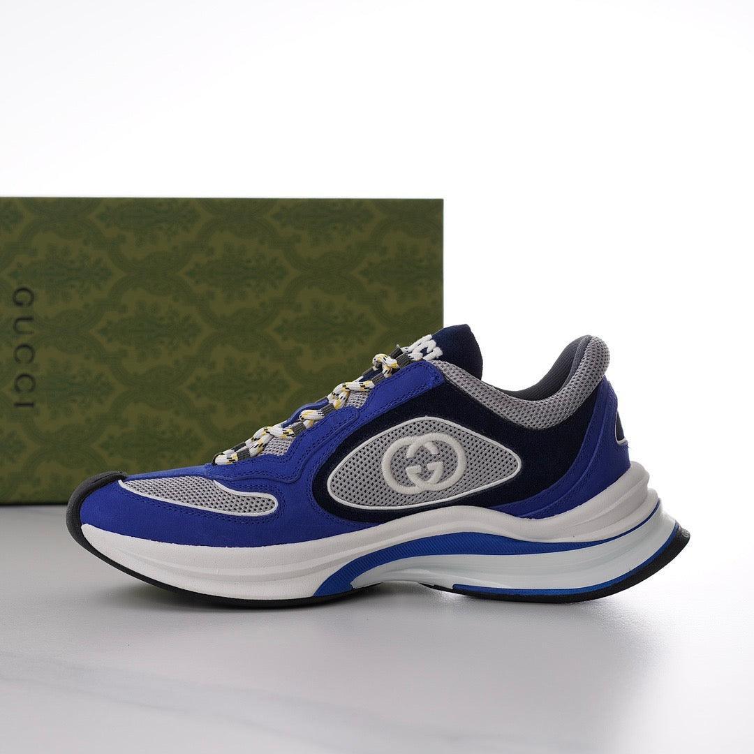 GCI Men New Run Blue Suede Sneakers-181 Designer Sneakers