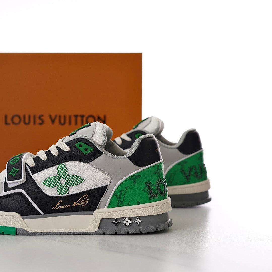 LUV Trainer Green Sneakers-093 Designer Sneakers