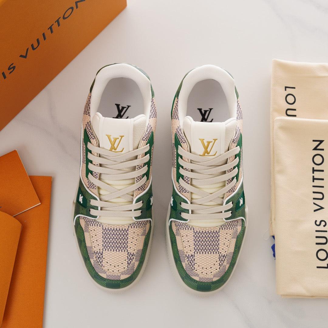 LUV Trainer Green Sneakers-104 Designer Sneakers