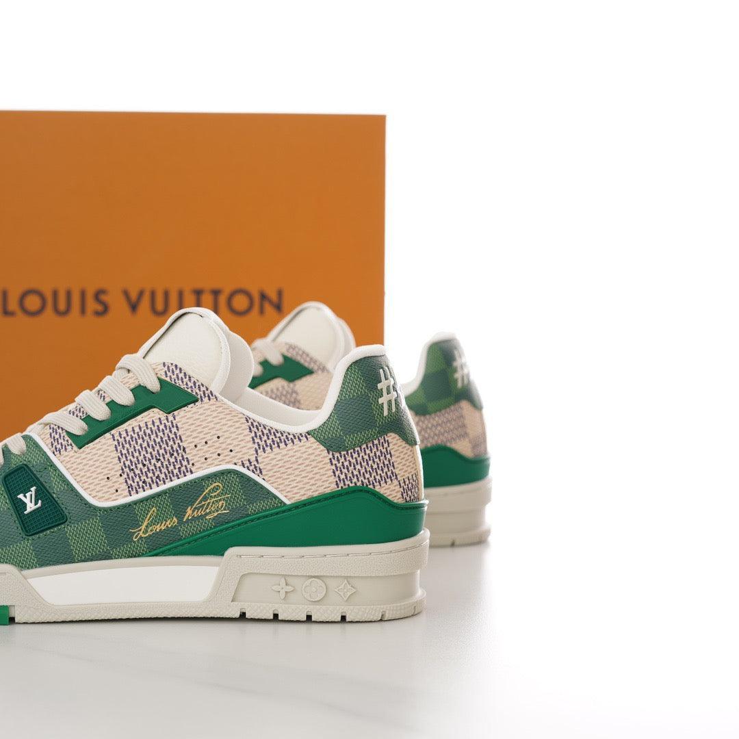 LUV Trainer Green Sneakers-104 Designer Sneakers