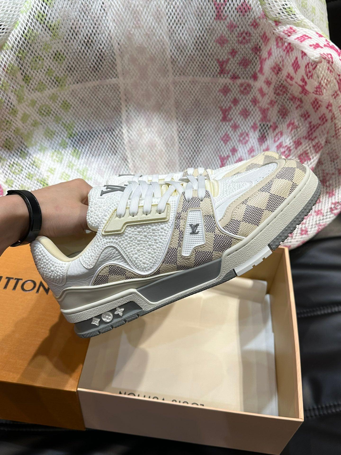 LUV Creme Trainer Sneakers-082 Designer Sneakers