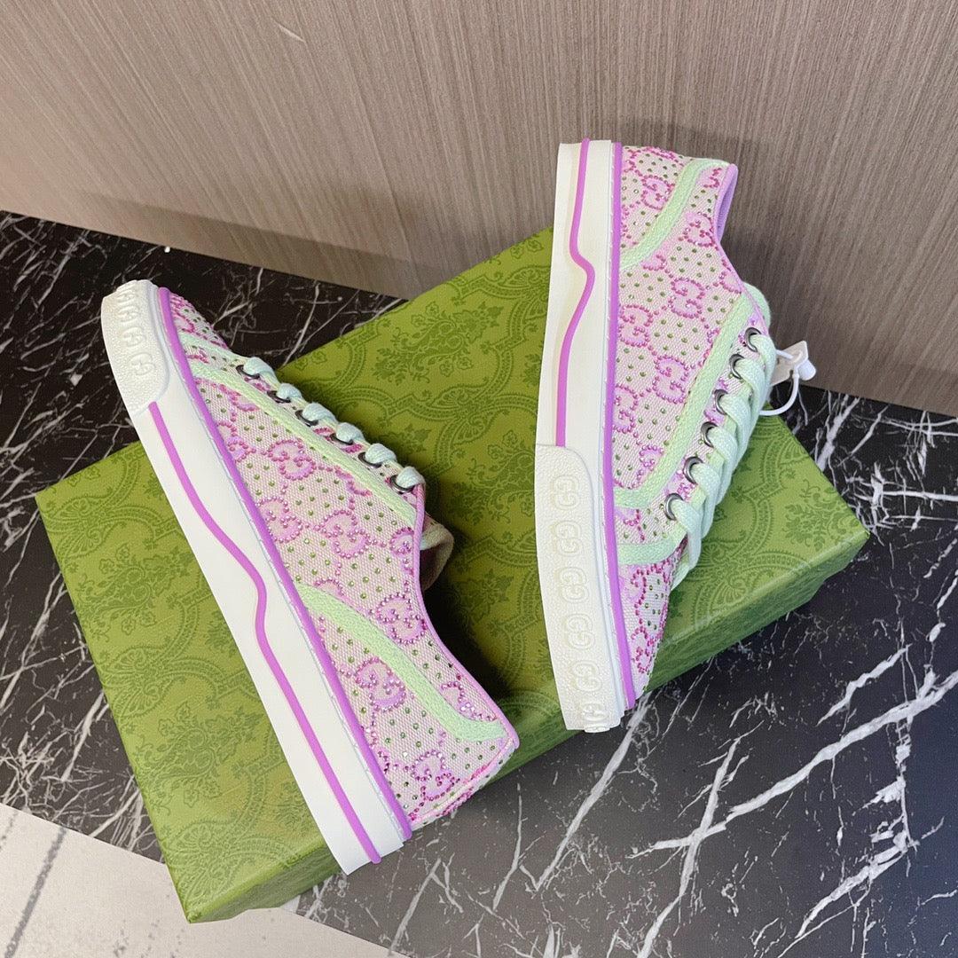 GCI Pink Tennis Sneakers-045 Designer Sneakers