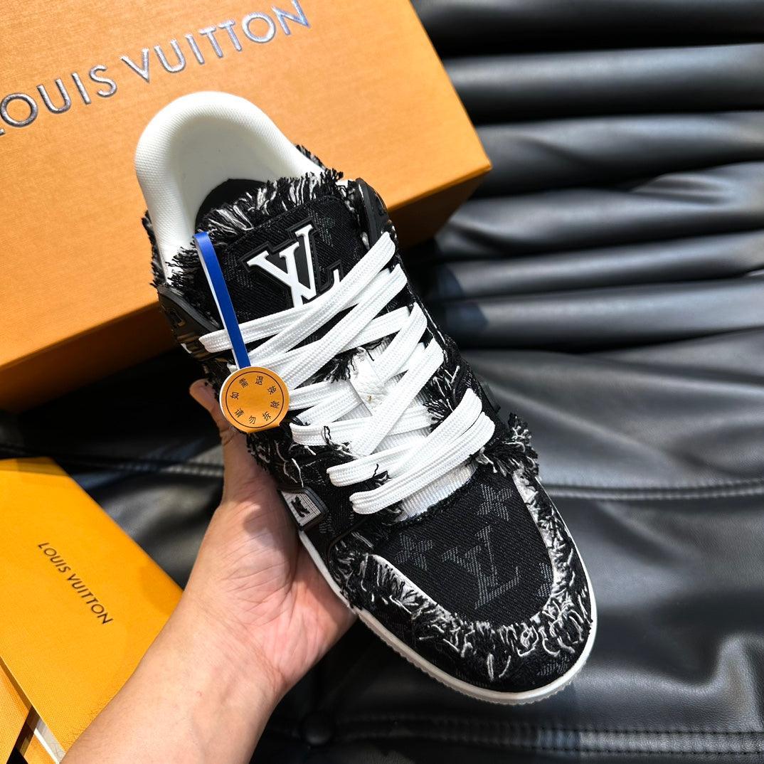 LUV Trainer Black Denim Sneakers -069 Designer Sneakers