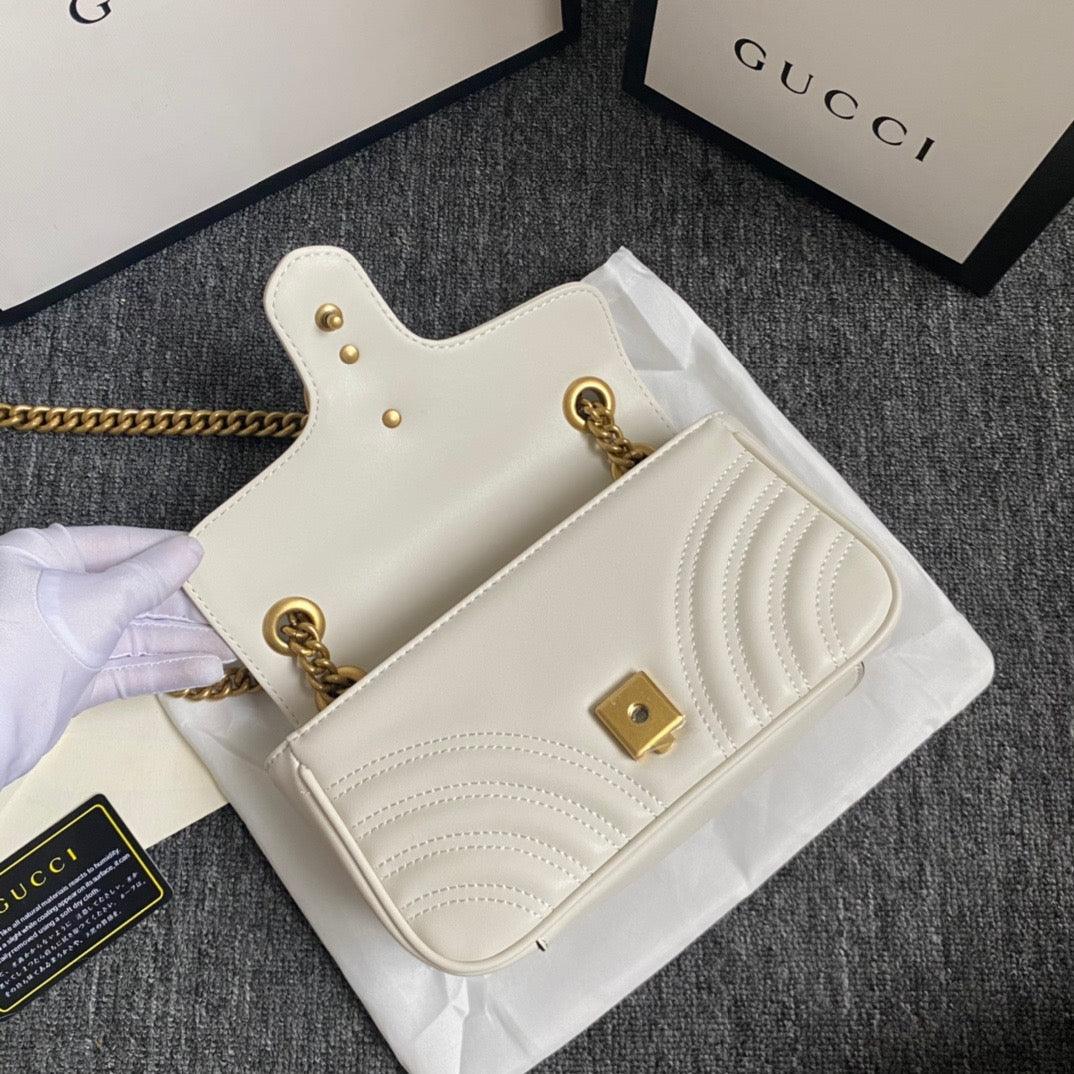1984 - Marmont Shoulder Messenger Bag White - 1984brand