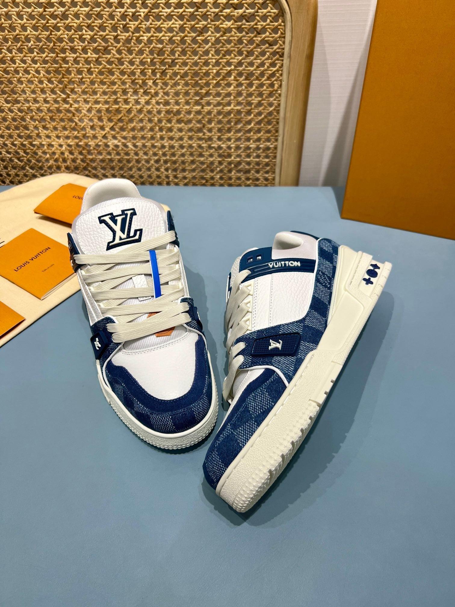 LUV Maxi Thick Blue Trainer Sneakers-073 Designer Sneakers