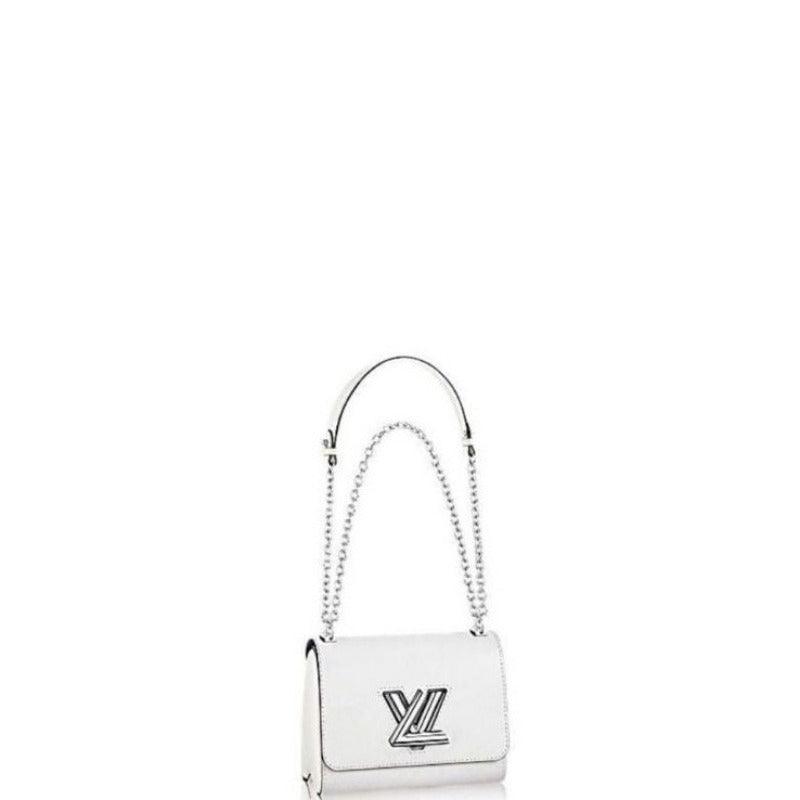 1984 - Twist Handbag With Chain White - GoatLV