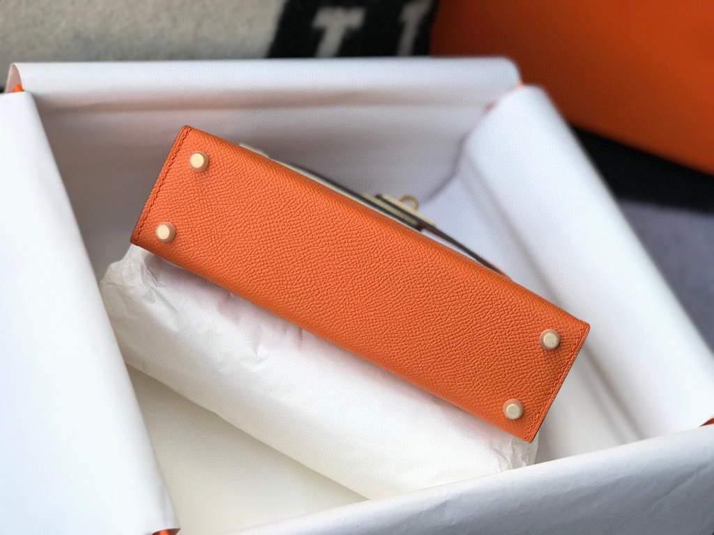 1984 - Mini Kelly Shoulder Bag Orange - GoatLV