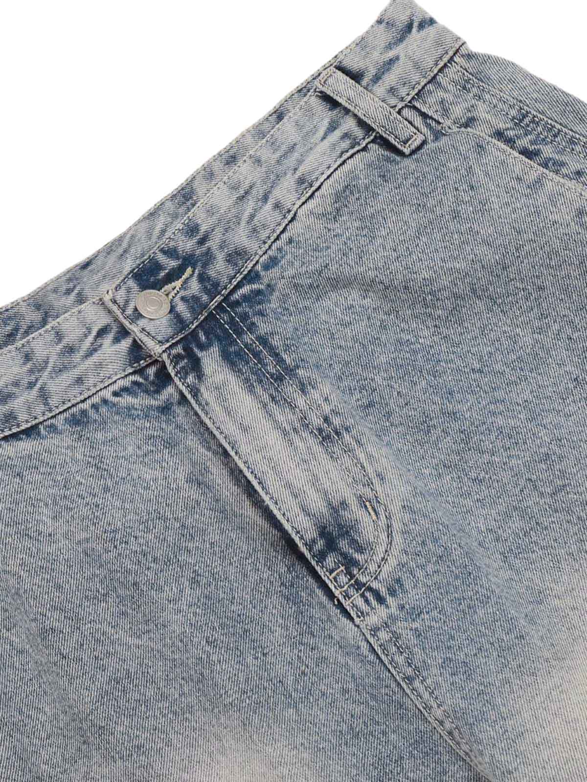 Goatlv Distressed Baggy Barrel Jeans - 2317 - Goatlv