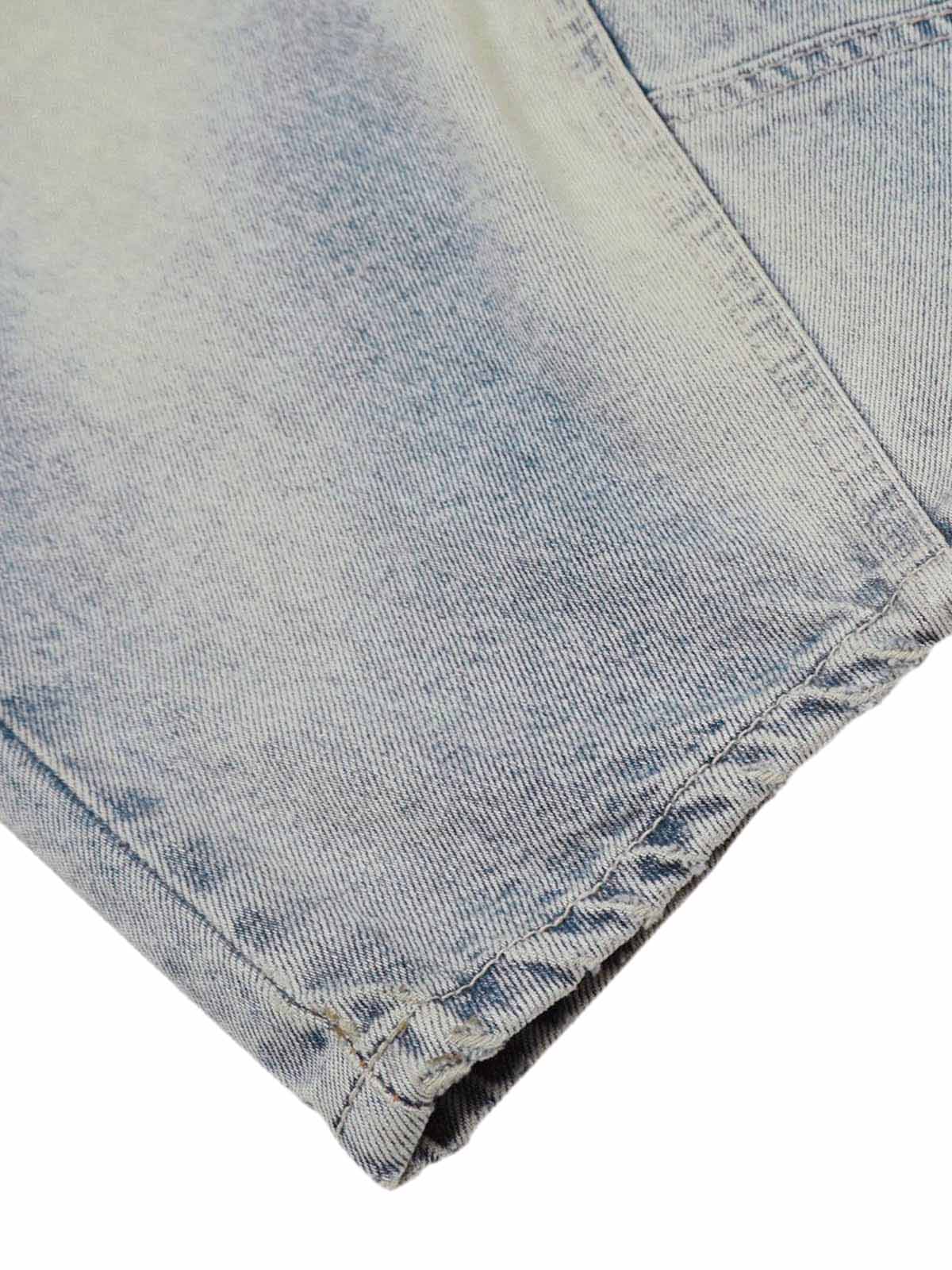 Goatlv Distressed Baggy Barrel Jeans - 2317 - Goatlv