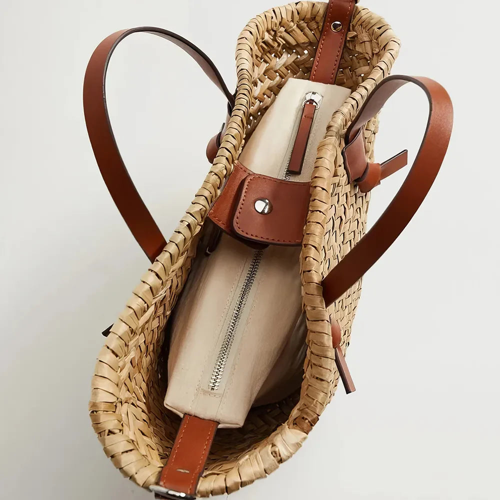 Handmade Wicker Woven Basket Bag Trendha