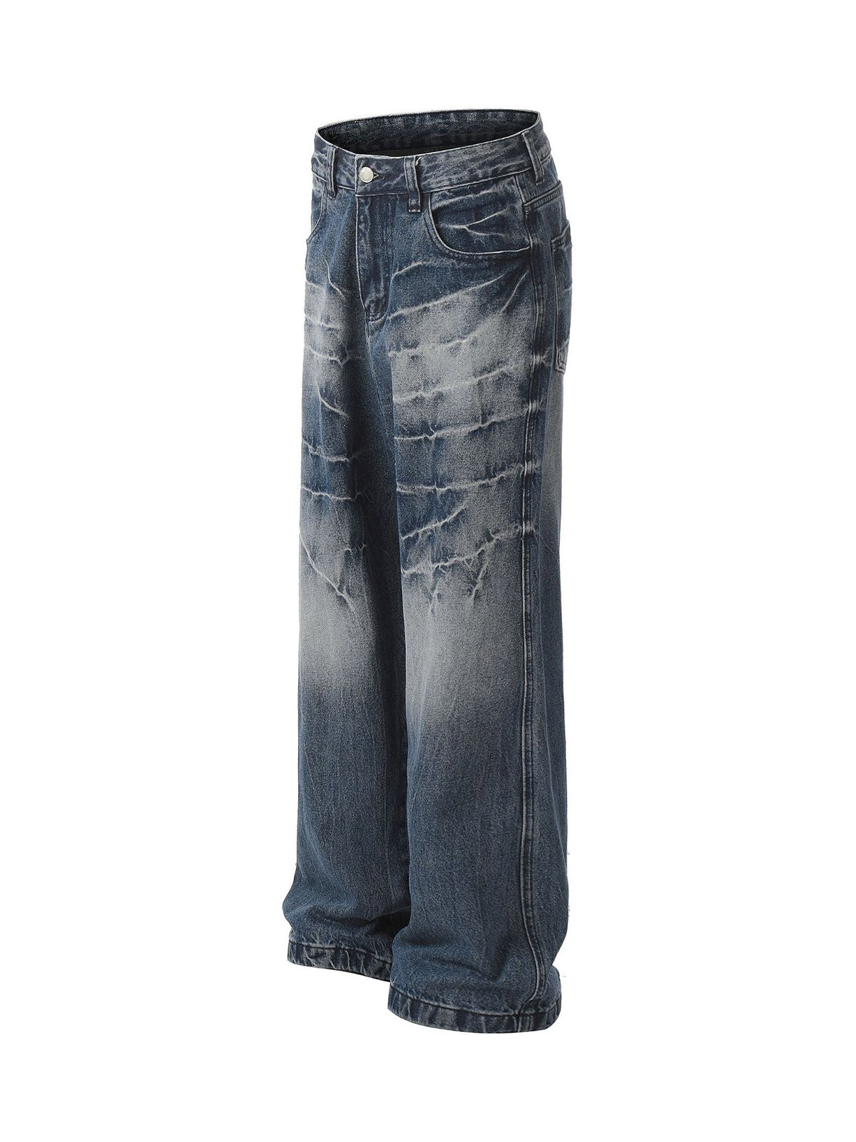 Retro Neutral Washed Straight Jeans - 2261 - Goatlv
