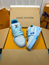 LUV Blue Trainer Sneakers-078 Designer Sneakers