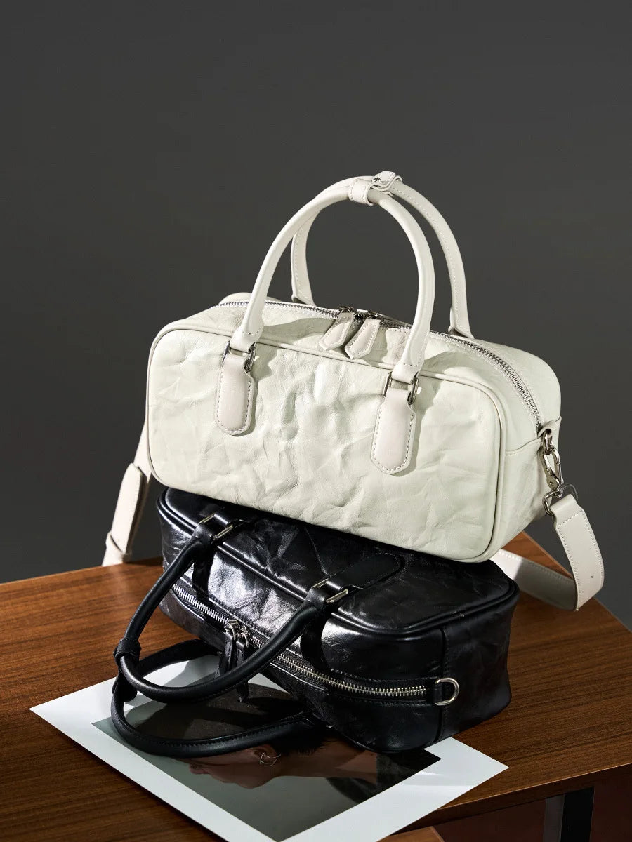 Luxury Vintage Genuine Leather Handbag for Women Trendha