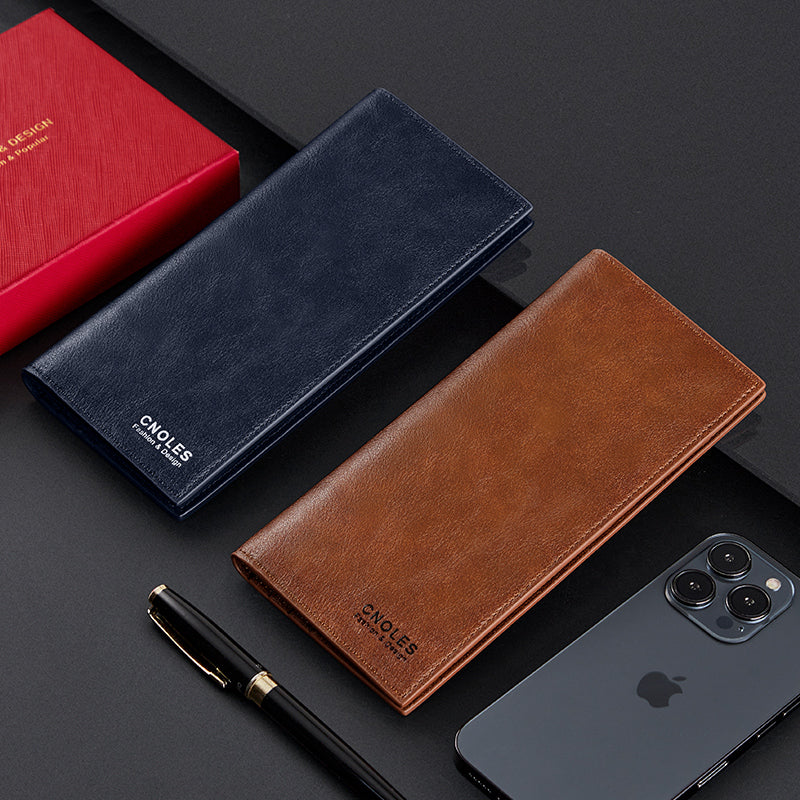 Men's Casual Long Leather Wallet Trendha