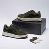 Pattern Platform Sneakers Green