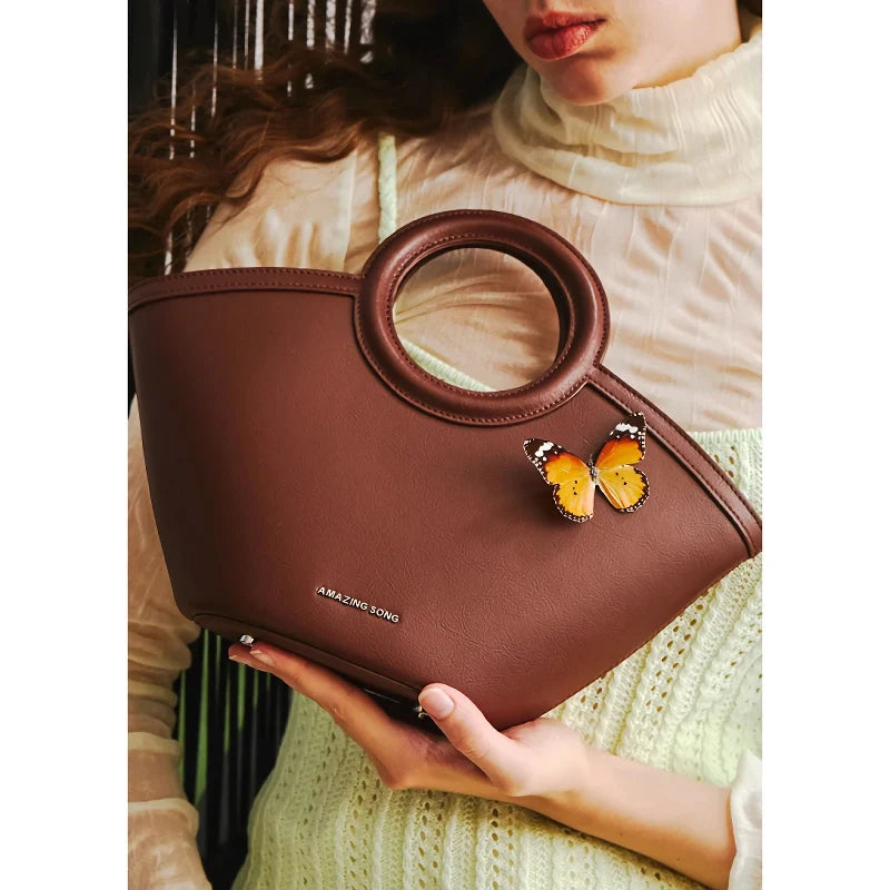 Vintage Composite Leather Cross-Body Bag Nyzzle